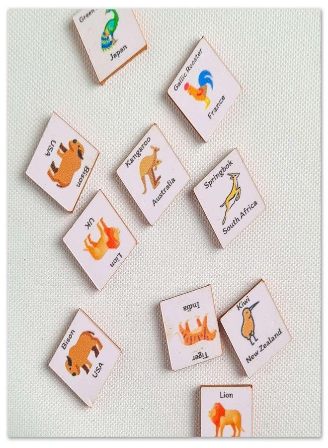 iLearnNGrow Countries Currency Animals & Flags Wooden Sudoku Board Game | Logic Puzzle for Kids 6+ Teens Adults | Montessori Learning Toy | Made in India - Image 3
